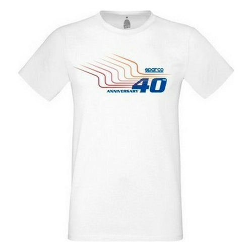 Men’s Short Sleeve T-Shirt Sparco White