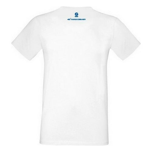 Men’s Short Sleeve T-Shirt Sparco White
