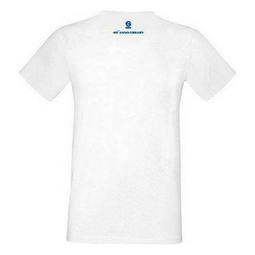 Men’s Short Sleeve T-Shirt Sparco White